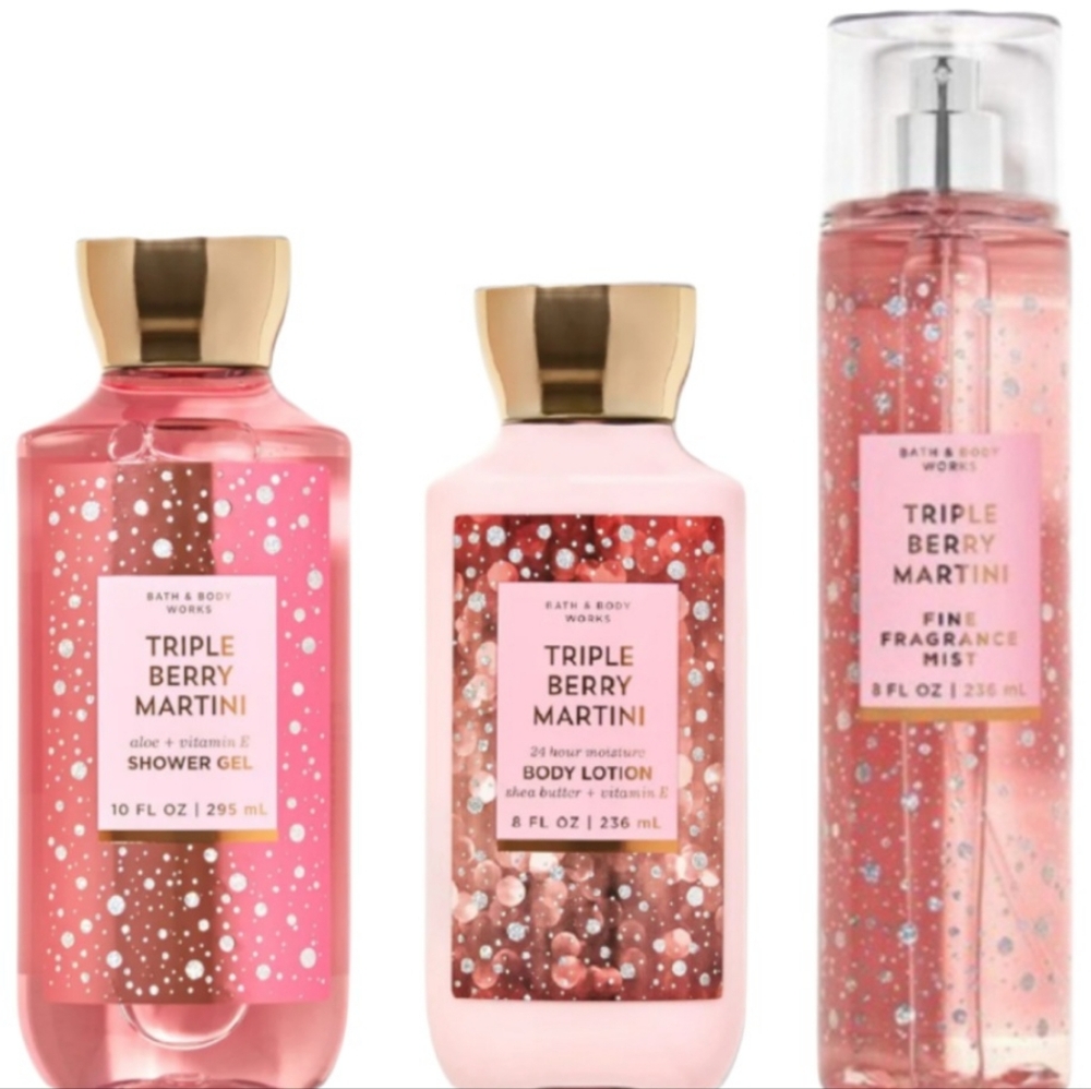 Bath & Body Works Triple Berry Martini Collection